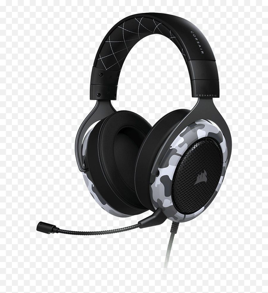 Corsair Hs60 Haptic Stereo Gaming Headset - Camo Umartcomau Png,Corsair Icon