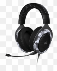 Corsair Hs60 Haptic Stereo Gaming Headset - Camo Umartcomau png