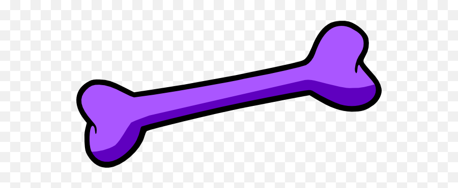 Bones Clipart Png - Purple Dog Bone Clipart,Bone Png