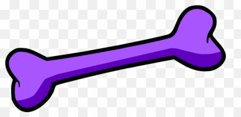 Bones Clipart Png - Purple Dog