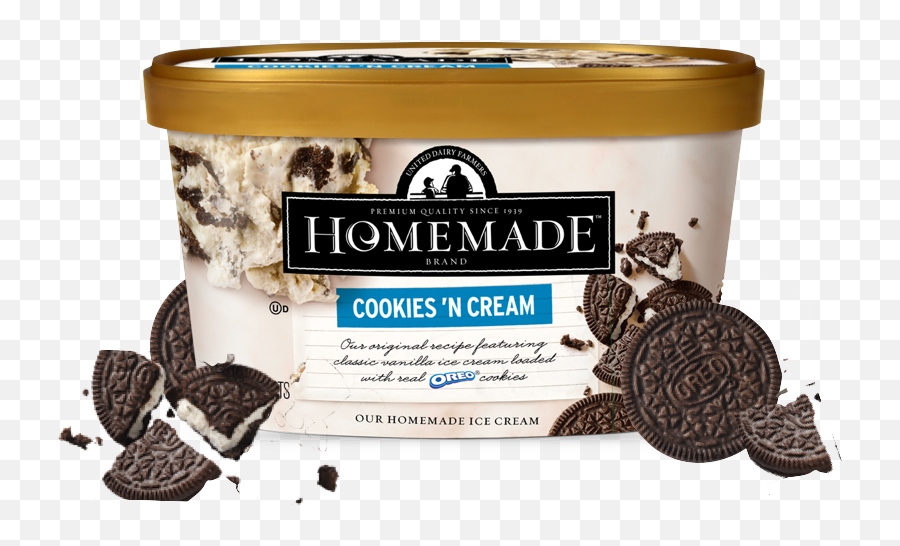 Homemade Brand Ice Cream Oreo - Homemade Ice Cream Brand Png,Oreo Transparent