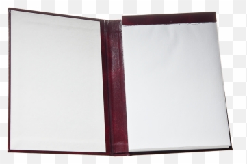 White Pages With Transparent Background - Leather png