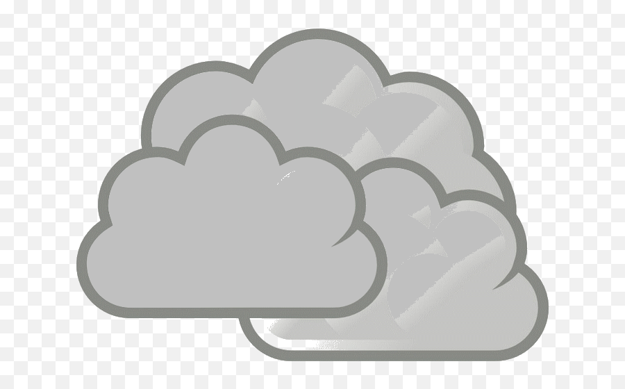 Cloudy Clipart Gif - Weather Forecast Cloudy Symbol Png,Transparent Fog Gif