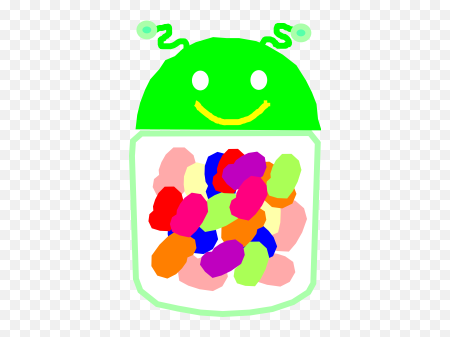 Android Jelly Bean Vector - Monsters With Jelly Jars Clip Art Png,Jelly Bean Png