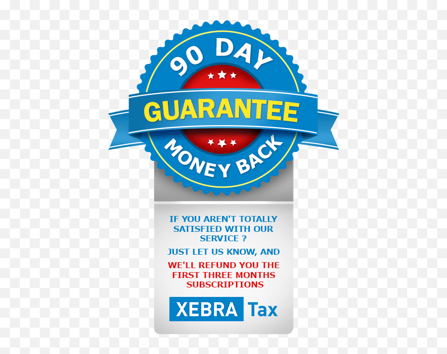 Accounting Service Guarantee Xebratax Services - Tamsui Customs Wharf Png,Money Back Guarantee Png