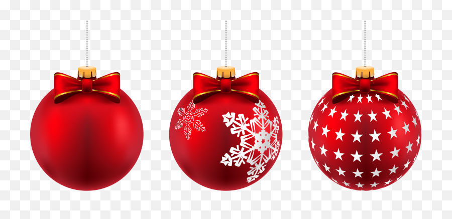 Download Red Christmas Balls Png - Christmas Red Ball Png,Balls Png
