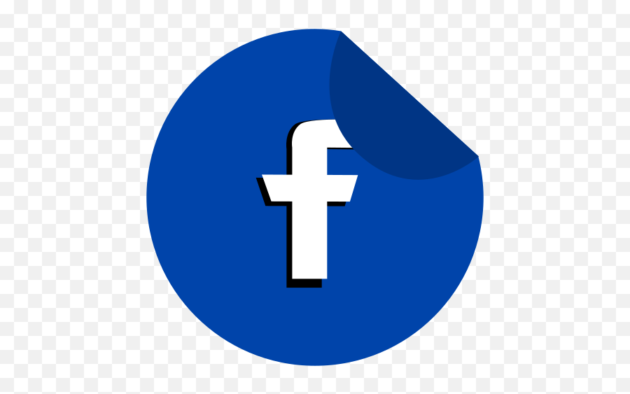Facebook Blue Social Networks Stickers Free Icon Of - Iconos De Redes Sociales Sticker Png,Free Facebook Logo