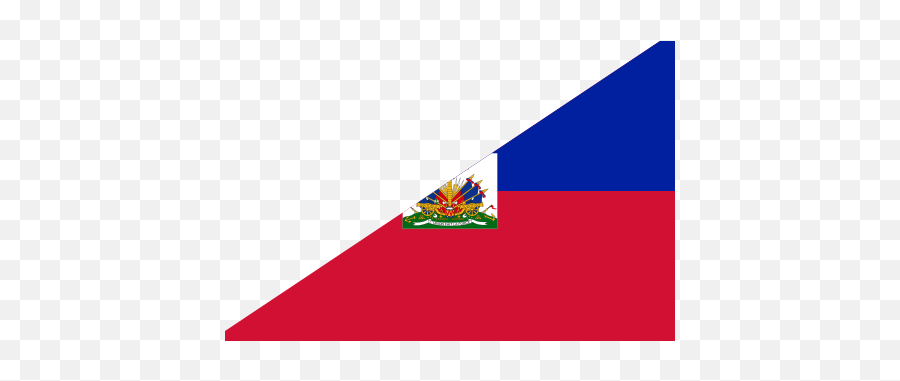 Diagonal Flag Haiti Br - Flag Png,Haiti Flag Png