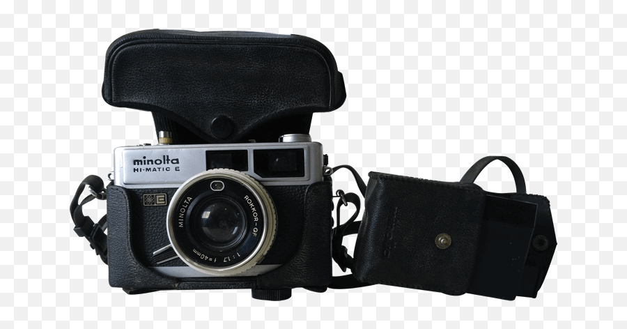 Download Minolta Hi - Matic E Vintage Camera Manufactured By Film Camera Png,Vintage Camera Png