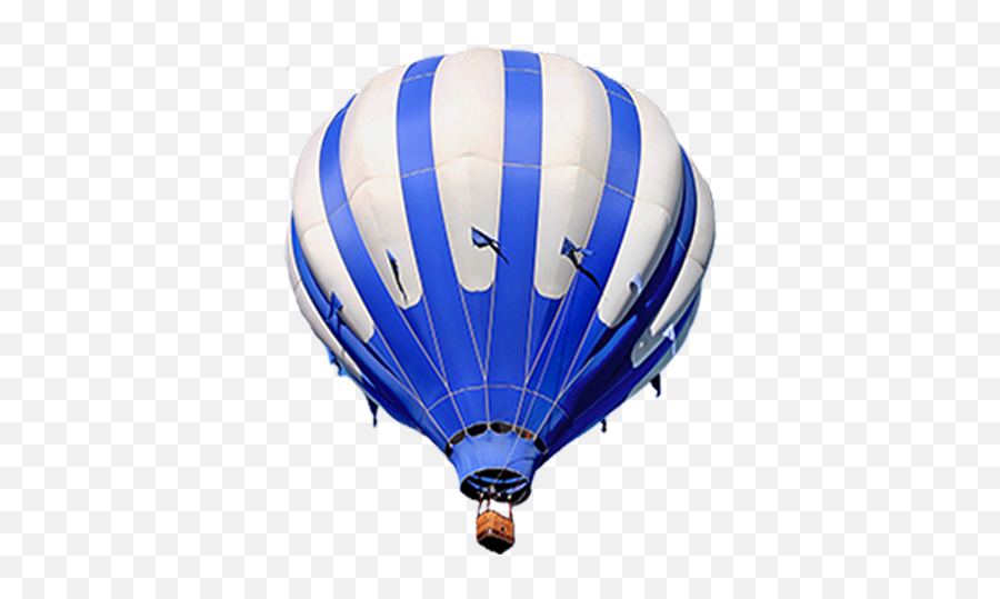 Hot Air Balloon Overlays - Blue Hot Ballon Transparent Background Png,Word Balloon Png