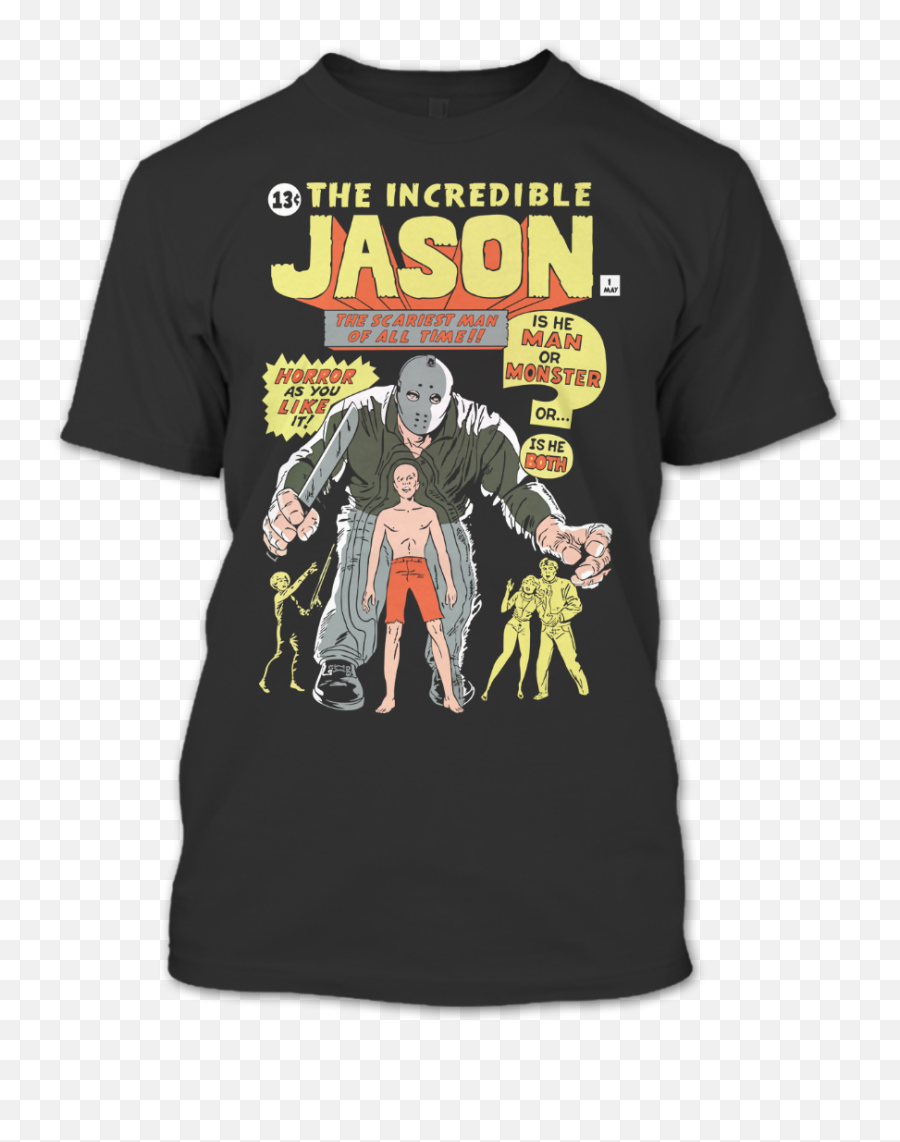 The Incredible Jason T Shirt Voorhees Happy Halloween - Freddy Krueger Comics Books Png,Jason Vorhees Png