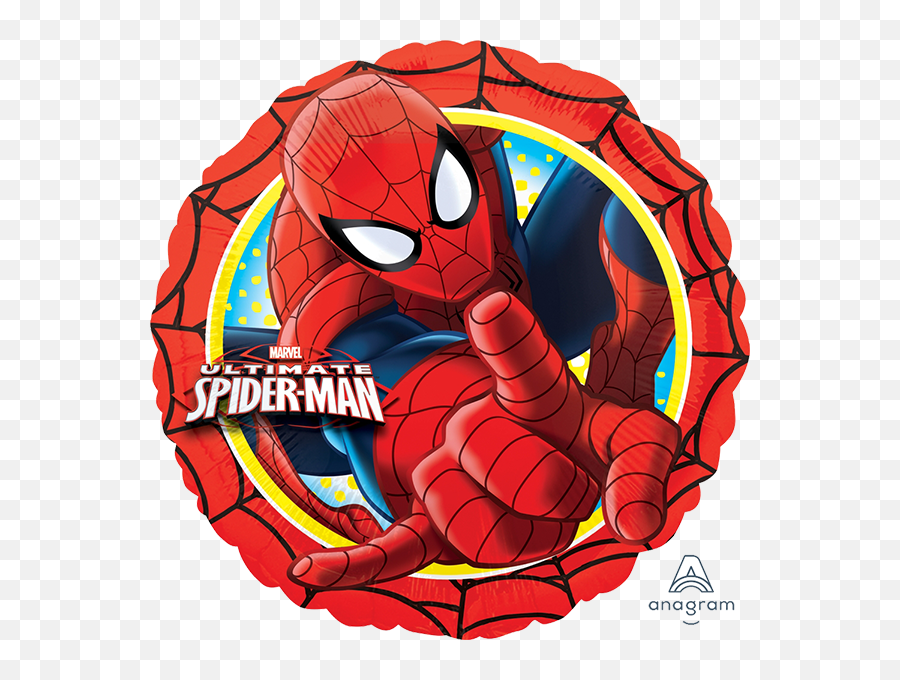 18 Ultimate Spider - Man Action Circle Foil Balloon Ultimate Png,Spiderman  Web Png - free transparent png images 