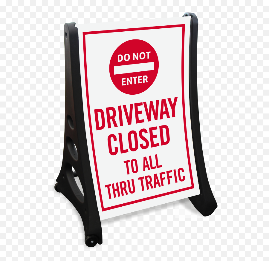 Download Hd Driveway Closed Dont Enter - Clip Art Png,Sidewalk Png