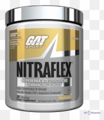 Gat Nitraflex Pinacolada 300gm - Cylinder Png,Pina Colada Png