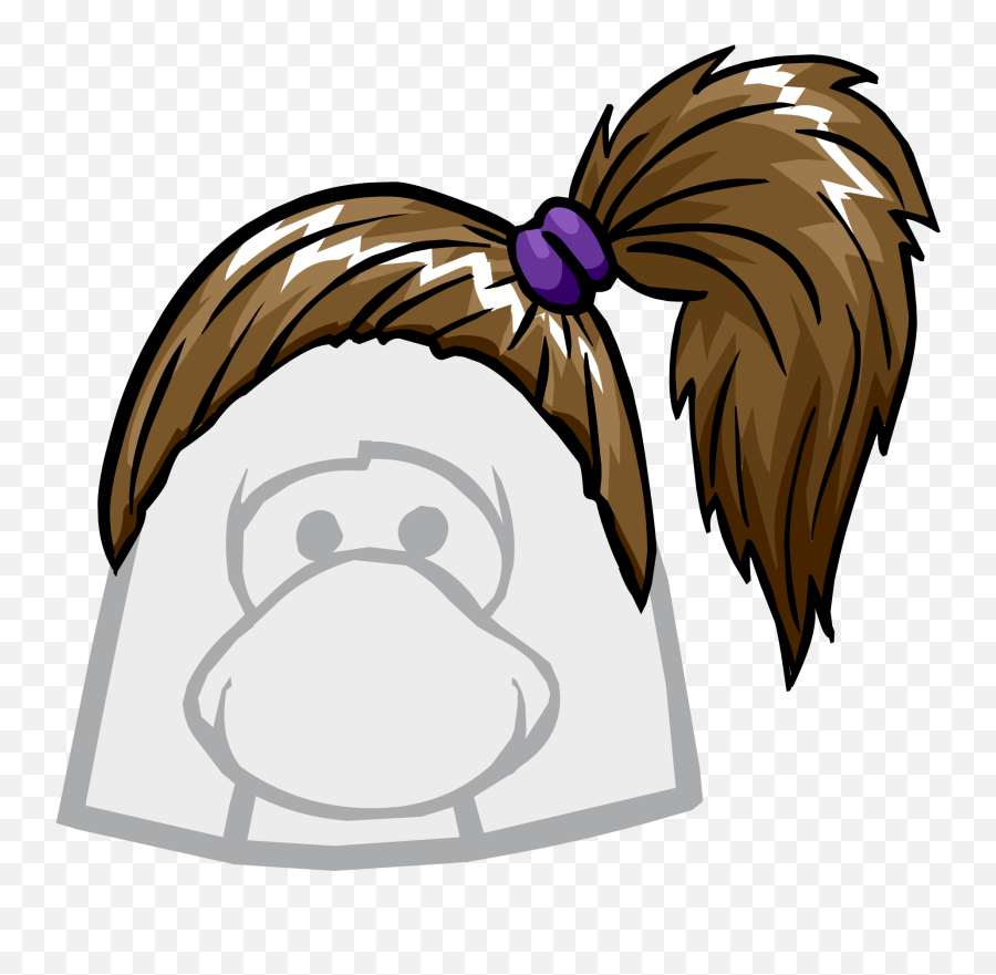 Club Penguin Hair U0026 Free Hairpng Transparent - Club Penguin Hair,Club Penguin Png