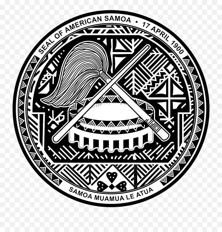 American Samoa Senate - Wikipedia Vector American Samoa Seal Png,Samoa Joe Png