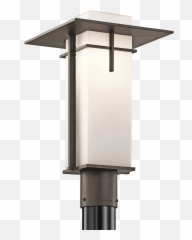 Outdoor Post Mt 1lt Oz 1675h X 10w Satin Etched Case - Lighting png