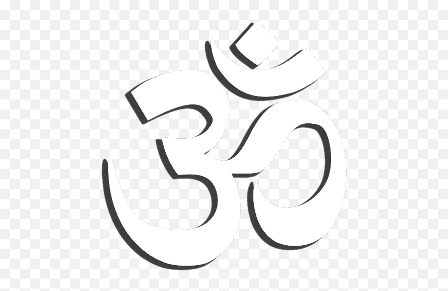 Download Karma And God - White Hinduism Symbol Full Size White Hinduism Symbol Png,Karma Png