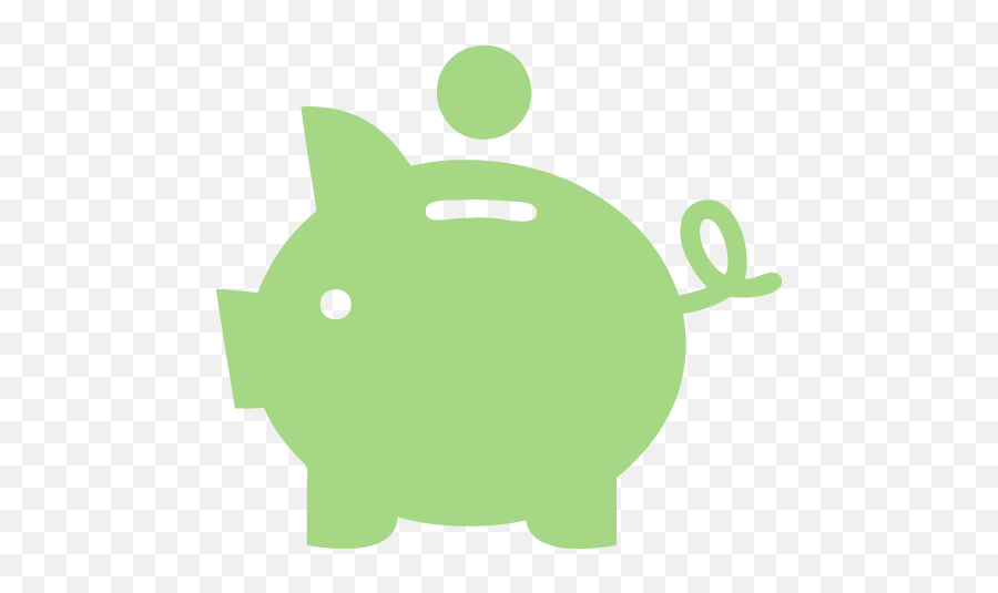 Guacamole Green Piggy Bank 2 Icon - Piggy Bank Clipart Green Png,Piggy Bank Transparent Background