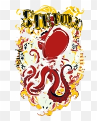 Sin Tentacles U2013 Tshirt - Factory Illustration Png,Tentacles Png