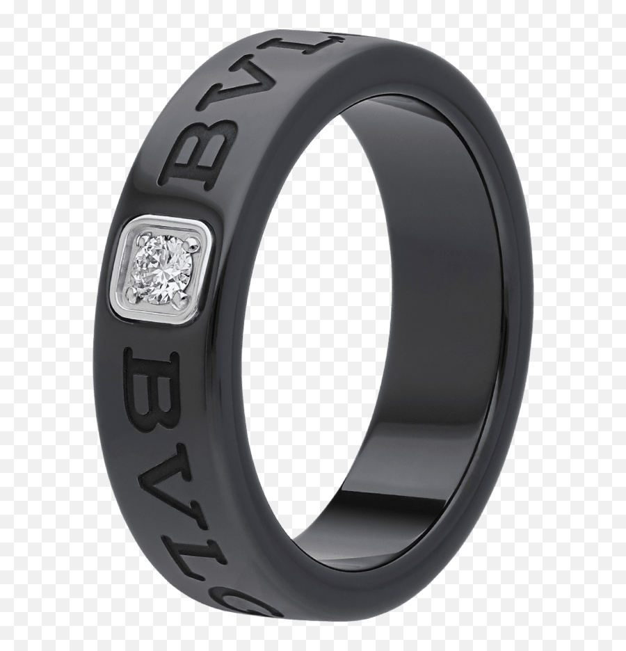 Bvlgari Ring - Bvlgari Black Ceramic Ring Png,Black Ring Png