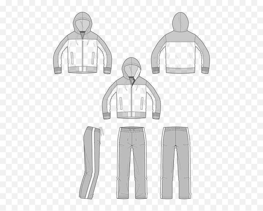 Athleisure Pants Hoodie - Free Vector Graphic On Pixabay Sportswear Png,Hoodie Template Png