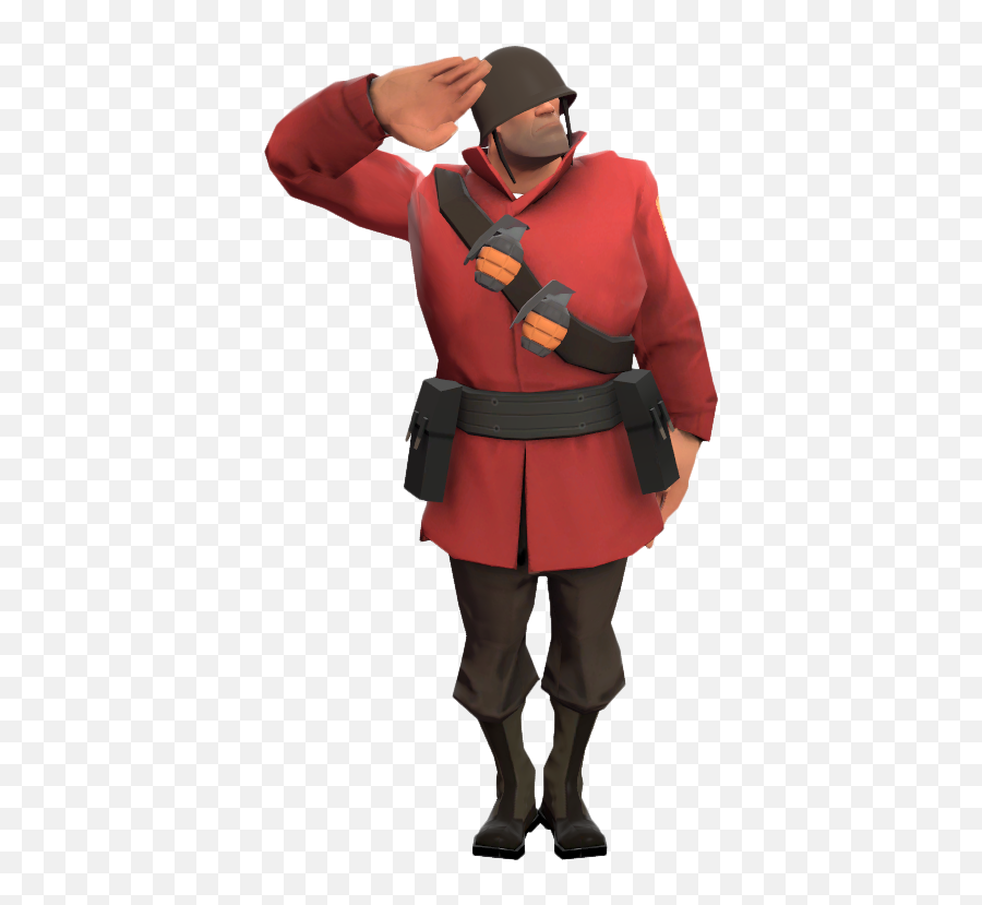 Download Soldiermanglertaunt - Tf2 Soldier Salute Gif Full Soldier Team Fortress 2 Png,Salute Png