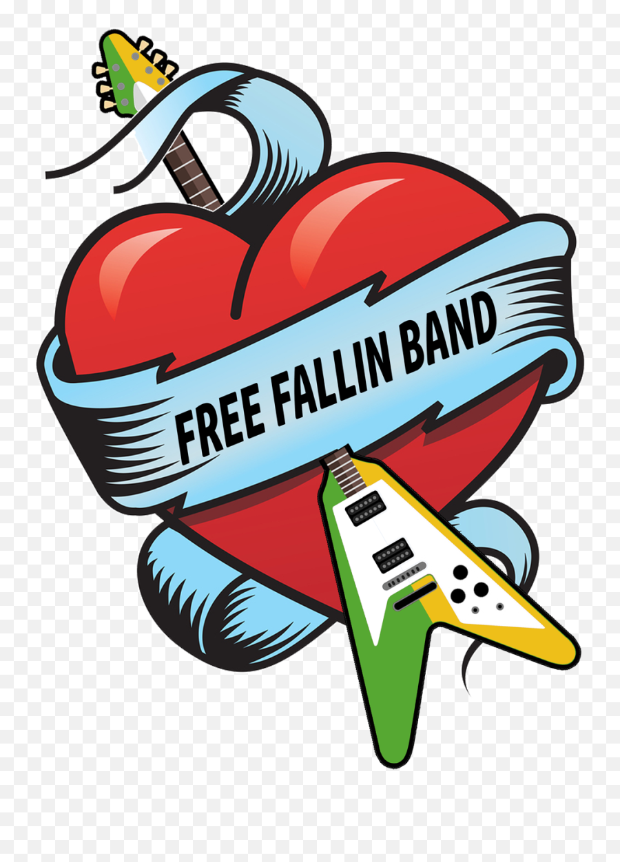 Free Fallin Band - Heart With Ribbon Wrapping Around Png,Tom Petty And The Heartbreakers Logo