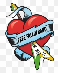 Free Fallin Band - Heart With Ribbon Wrapping Around Png,Tom Petty And The Heartbreakers Logo