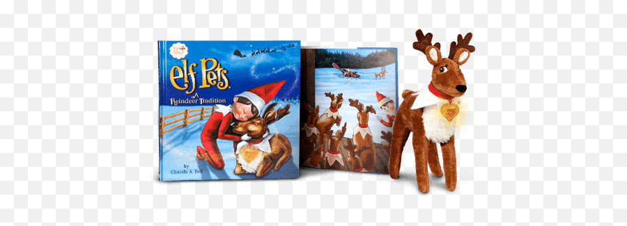 The Elf - Elf Pets A Reindeer Tradition Png,Elf On The Shelf Png