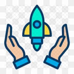 Project Launch Icon Of Colored Outline - Saving Electric Energy png