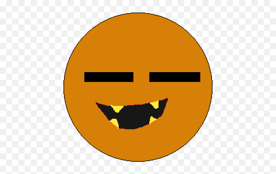 Pixilart - Wide Grin Png,Annoying Orange Transparent