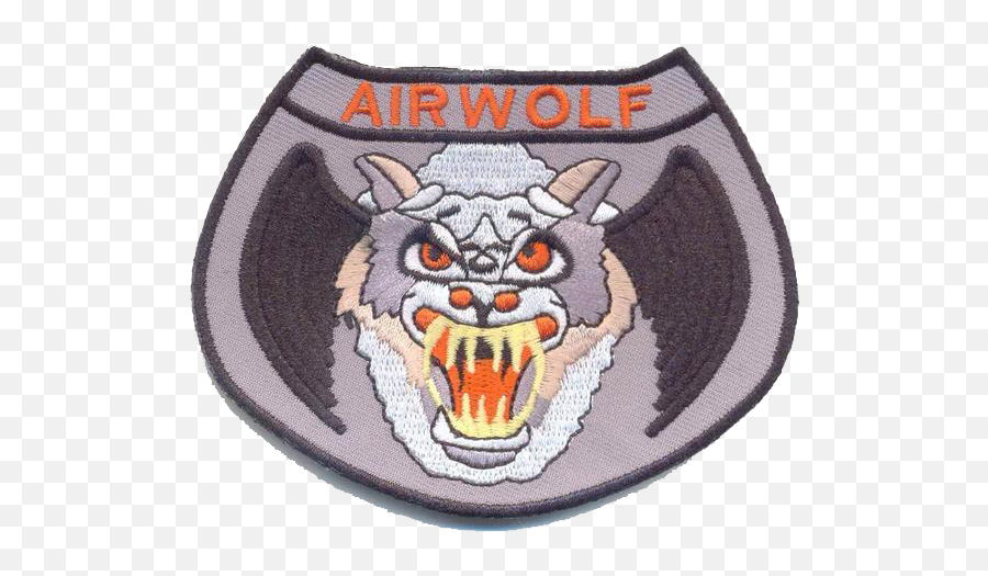 Air Wolf Patch - Fictional Character Png,Airwolf Logo