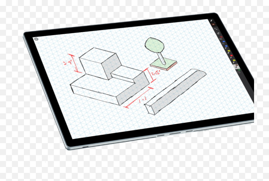 Documents In Drawboard Pdf - Horizontal Png,Isometric Grid Png