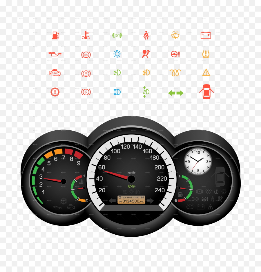 Car Control Panel Icon - Car Dashboard Vector Png,Panel Png