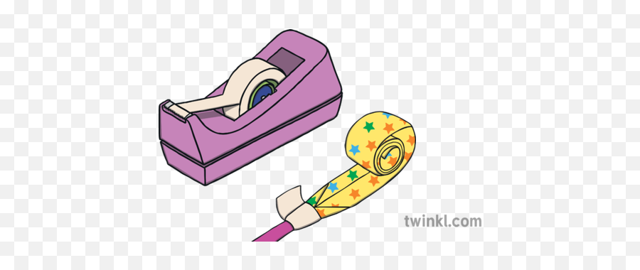 Party Blower Craft Instructions Step Six Illustration - Twinkl Drawing Png,Party Blower Png