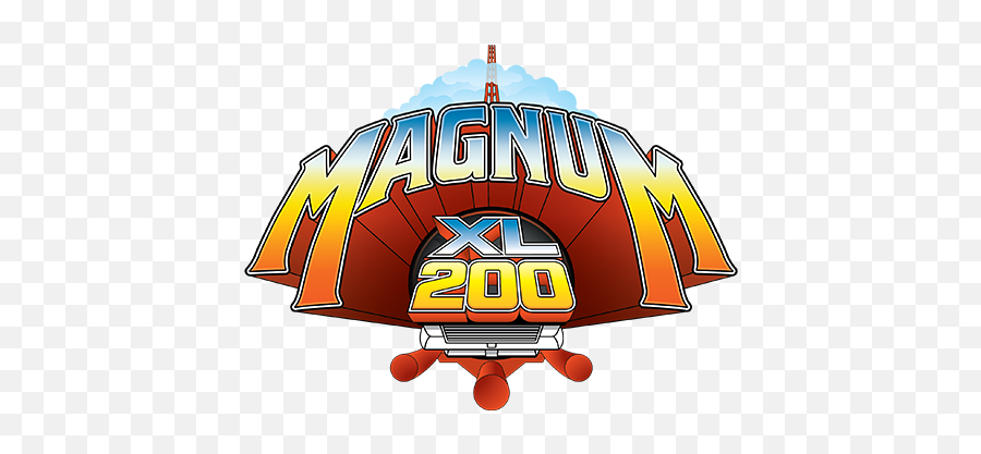 Magnum Xl - 200 First Roller Coaster Ever Over 200 Feet Magnum Xl 200 Logo Png,Roller Coaster Transparent
