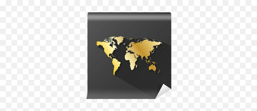 World Map Icon Global - World Map Vector Orange Png,Global Business Icon
