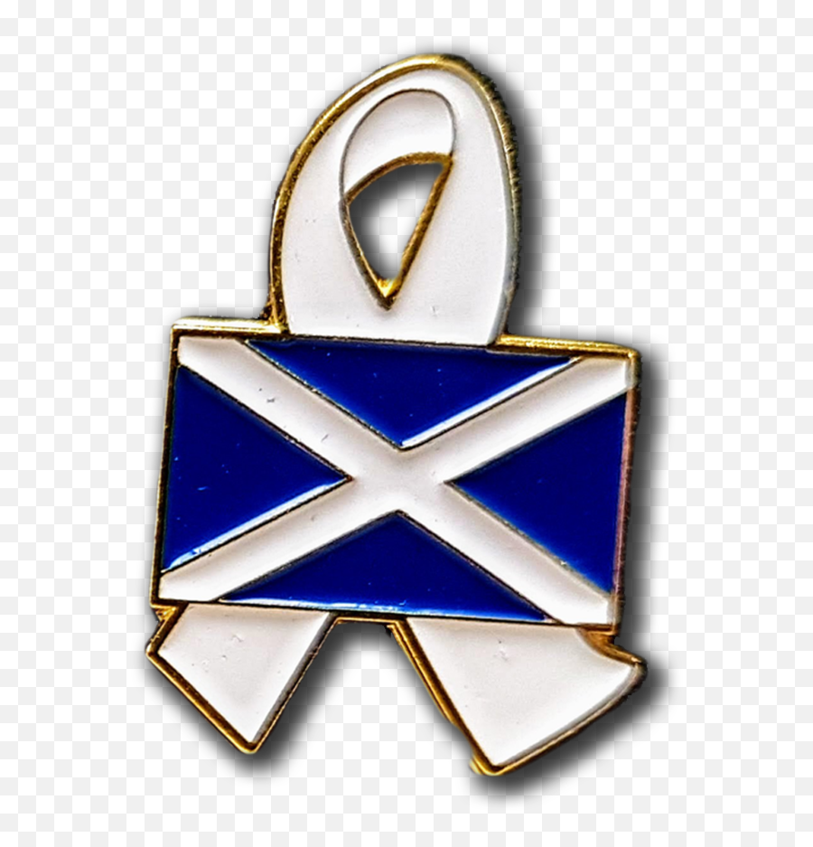 Scottish Flag Enamel Badge Bulk Options Available U2014 White Ribbon Uk - Emblem Png,Uk Flag Png
