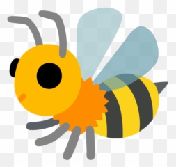 Emojipedia - Transparent Bee png
