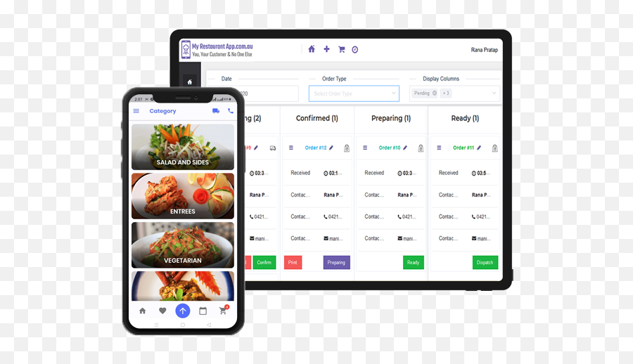 Free Restaurant App Online Food - Smart Device Png,Modern Order Online Icon Restaurant Free
