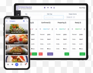 Free Restaurant App Online Food - Smart Device png