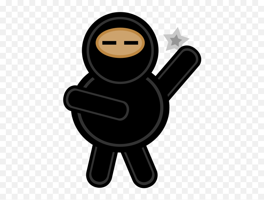 Ninja Icon - Fat Black Ninja Png,Google Ninja Icon
