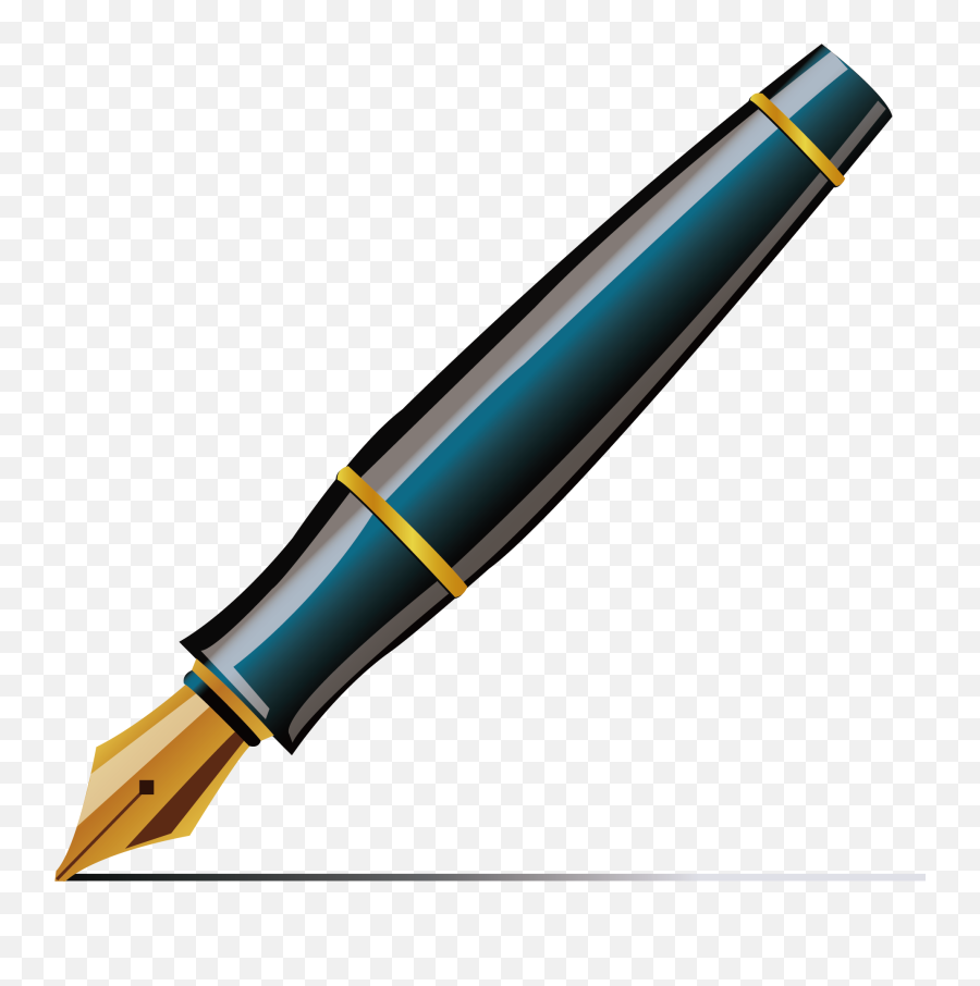 Download Fountain Pen Ballpoint - Ink Pen Vector Png,Pen Vector Png