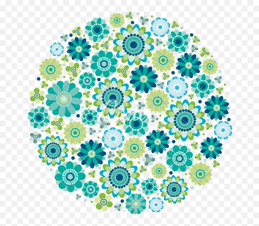 Flower Circle Design - Icons By Canva Circle Png,Flower Circle Png