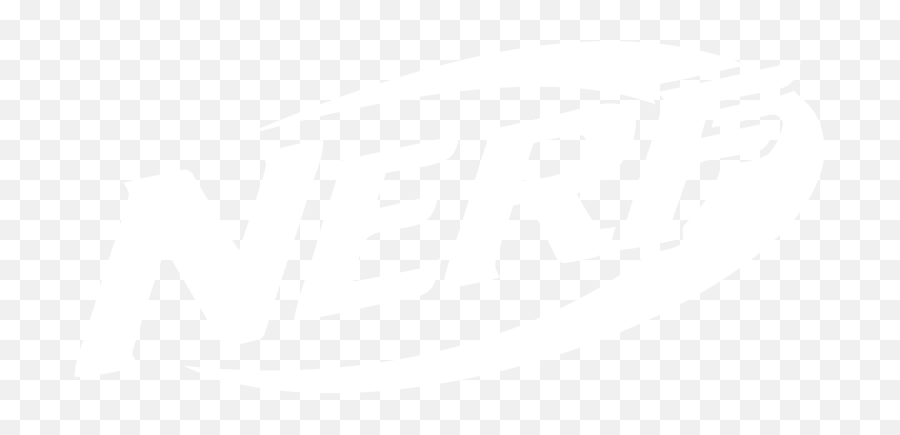 Hasbro - Black And White Nerf Logo Png,Nerf Logo