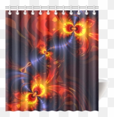 Butterfly Eyes Violet Gold Wings Shower Curtain 66x72 Id D109761 Png