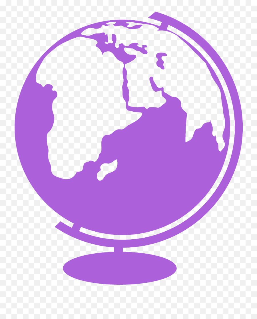 Globe Silhouette - Tkm Institute Of Technology Png,Globe Silhouette Png