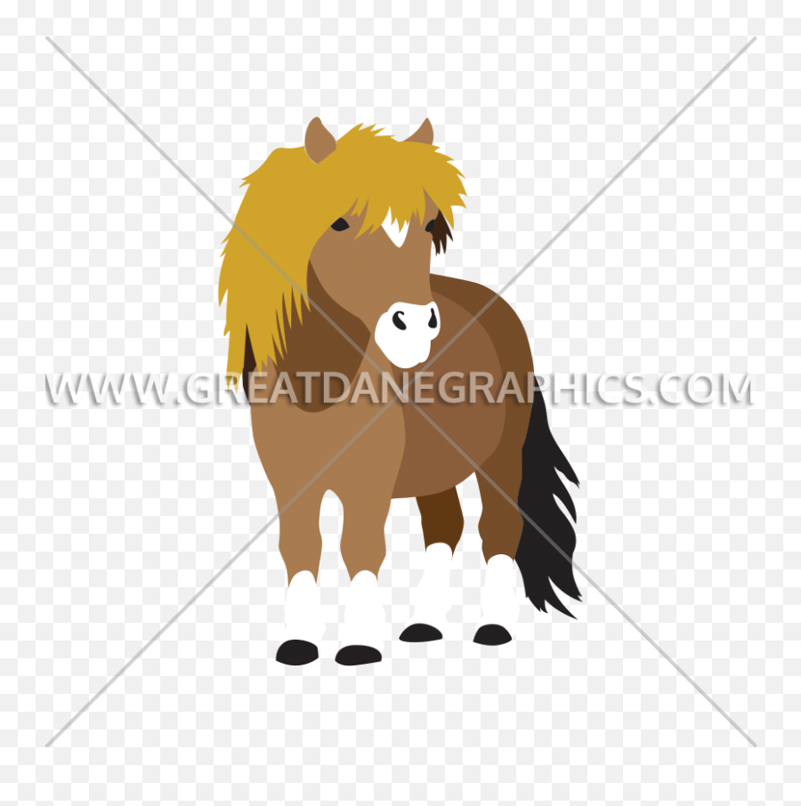 Shetland Pony - Cartoon Png,Pony Png