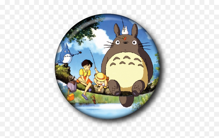 Pop Culture U2014 Custom Buttons Milwaukee - Mke Buttons Png,My Neighbor Totoro Icon